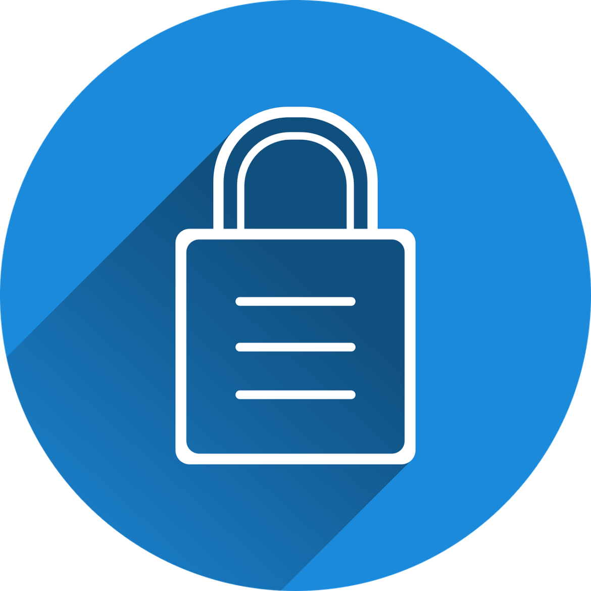 Free castle security locked vector